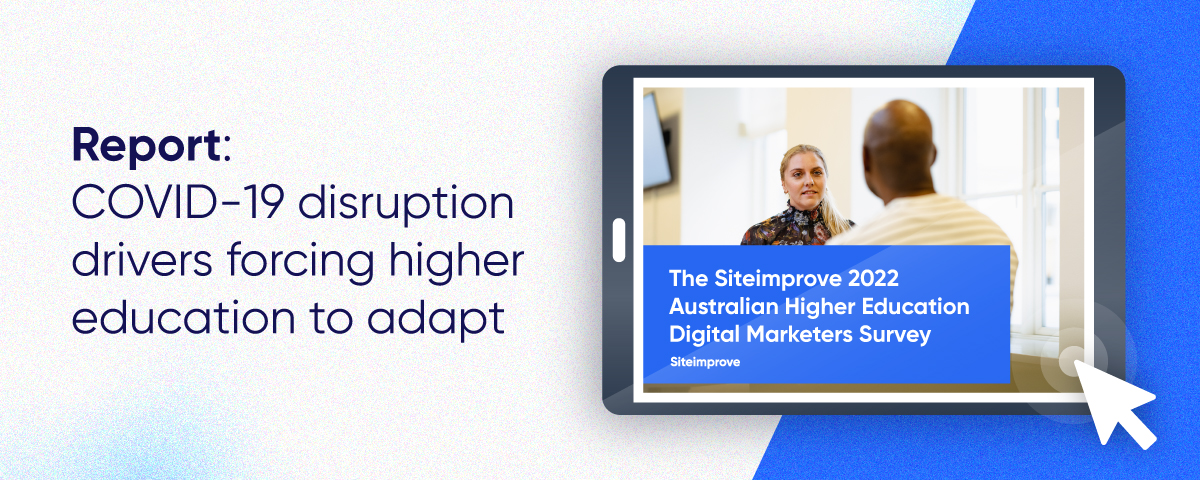 graphic: “Report: COVID-19 disruption drivers forcing higher education to adapt”